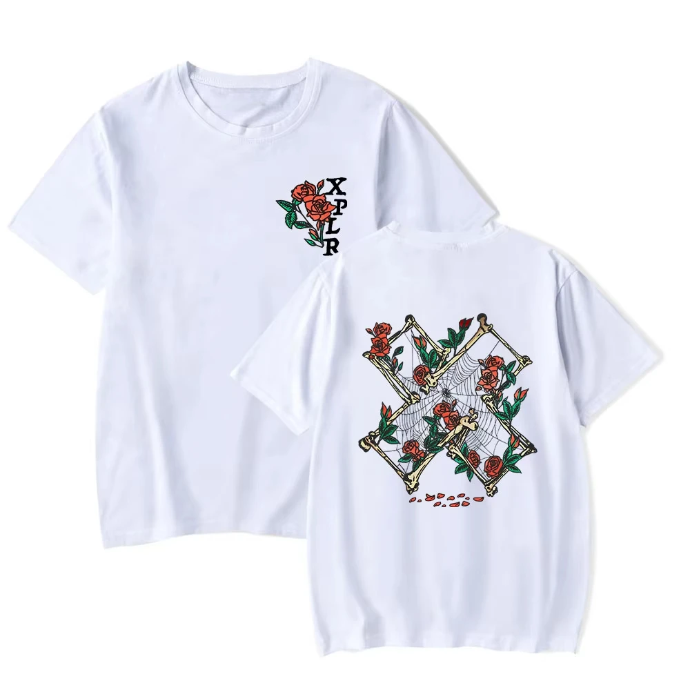 

Лидер продаж, модная футболка XPLR Ouija Sam and Colby Merch, футболка унисекс, летняя для женщин, уличная рубашка в стиле Харадзюку с коротким рукавом