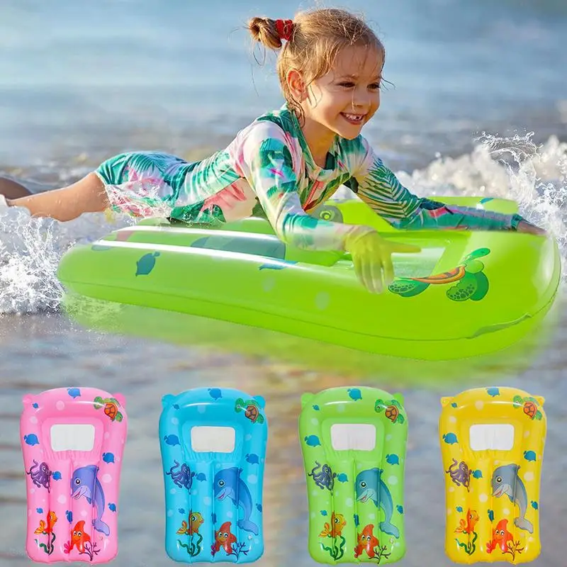 Pool Floats Kids Swimming Pool Toy Blow Foldable Floaty Toy Swimming Water Fun Outdoor Beach River Backyard Play Boys Girls