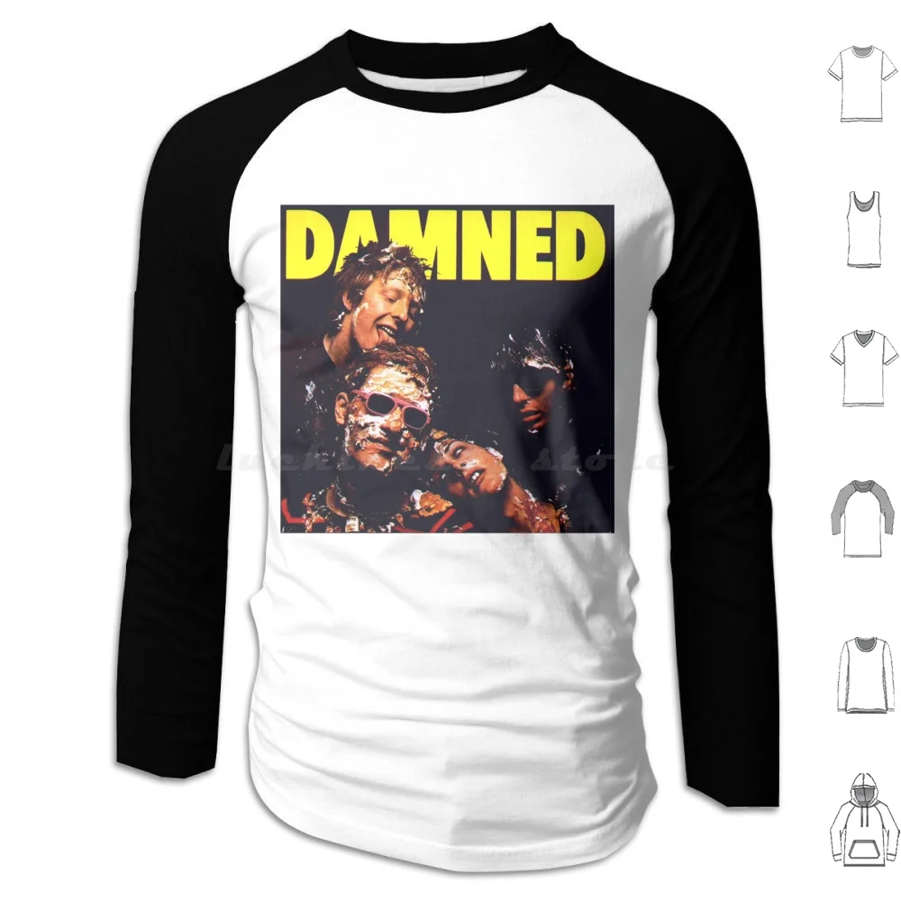 Damned Damned Damned Sudadera con capucha de algodón de manga larga Punk The Damned Feminist The Beautiful And The Damned Vintage Bookworm