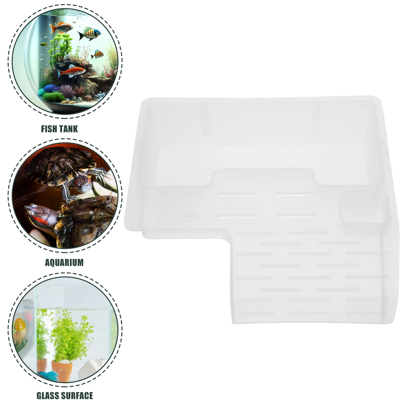 

Turtle Basking Platform Plastic Reptile Ramp for Aquatic Turtles Fish Tank Decor Basking Platform for Reptiles Turtle Tank