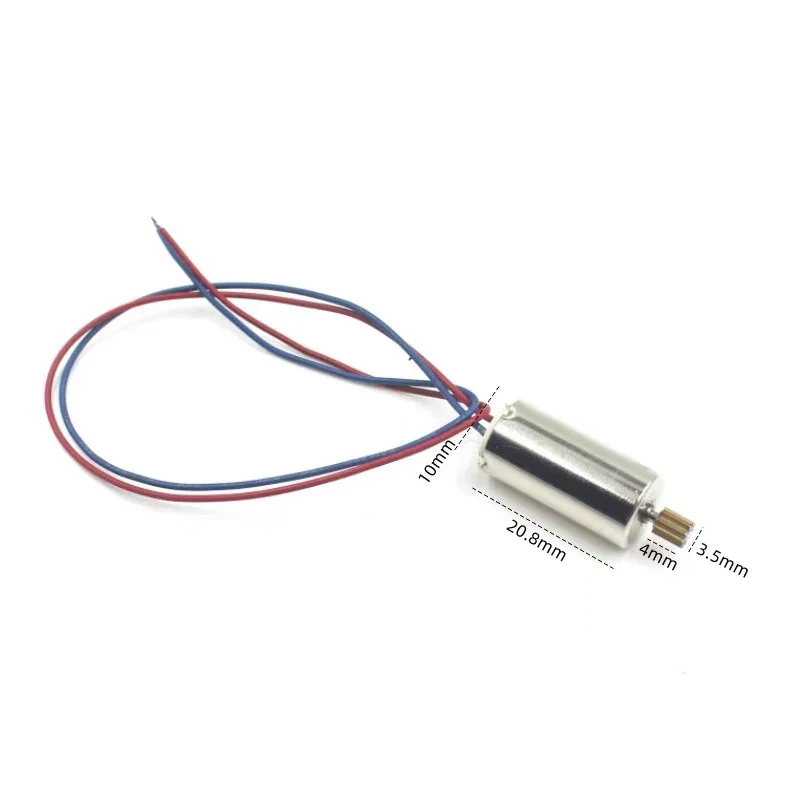 1PC 10mm*21mm 1021 Coreless Motor DC 3.7V 6V 7.4V  53000RPM High Speed with 11T Brass Gear for RC Car Drone Quadcopter Aircraft