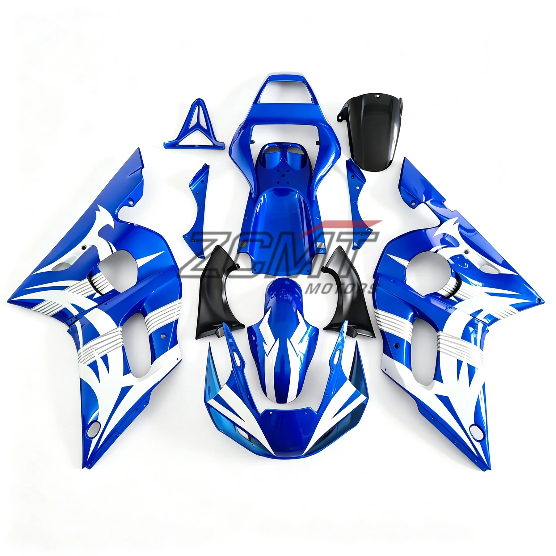 Motorcycle Blue White Fairing Bodywork Kit For YAMAHA YZF R6 1998-2002 2001 2000 1999 for YZF R6 Hot,sales