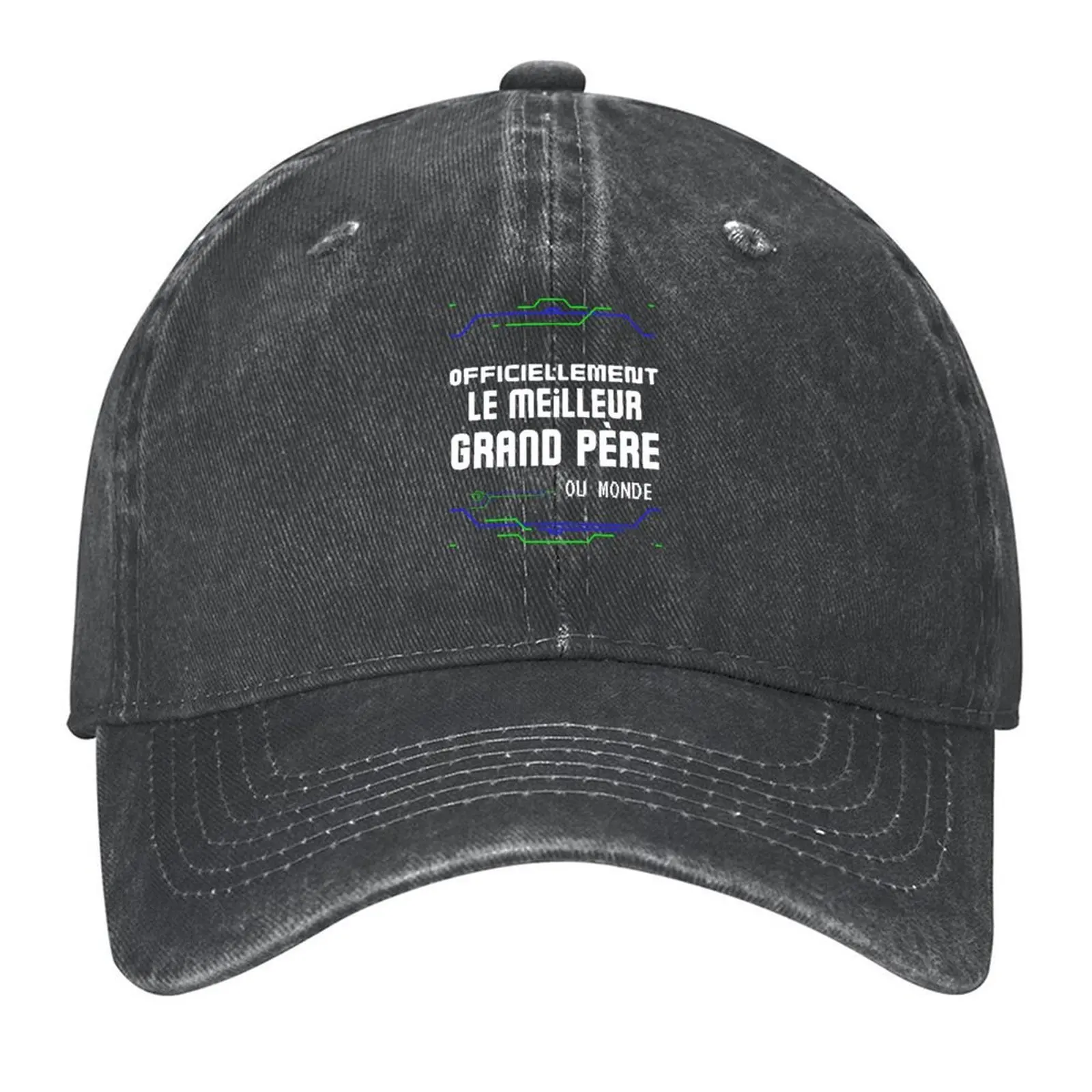 

Officiellement Le Meilleur Grand Père Ou Monde Cadeau Scifi Futuriste Pour Papy Ou Grand Père No l Et Les Anniversa Baseball Cap