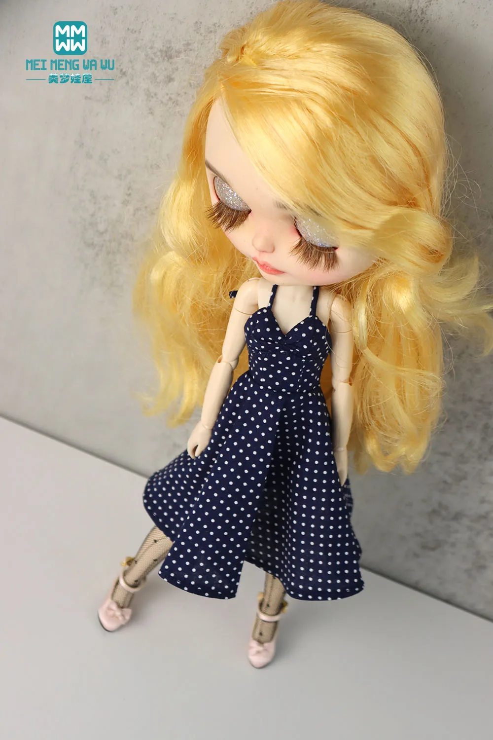NEW 28-30cm Blyth Azone OB22 OB24 Doll Clothes Fashion Suspender Skirt Halter Dress