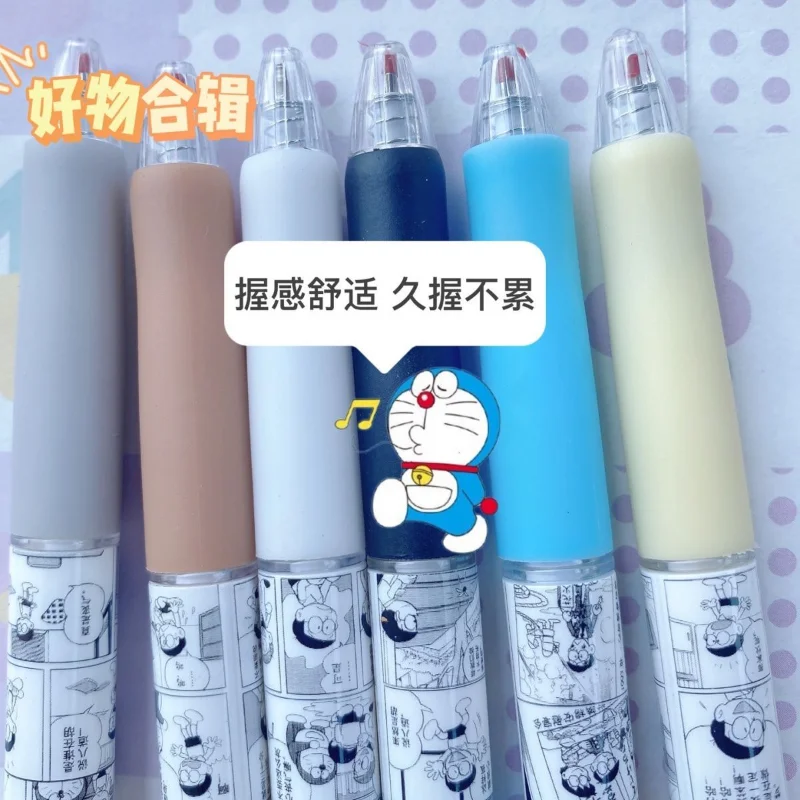 Doraemon Manga Style Limited Edition Press Pen ST Head Half Needle Tube Quick-drying Black 0.5 Water Pen Cute for Students