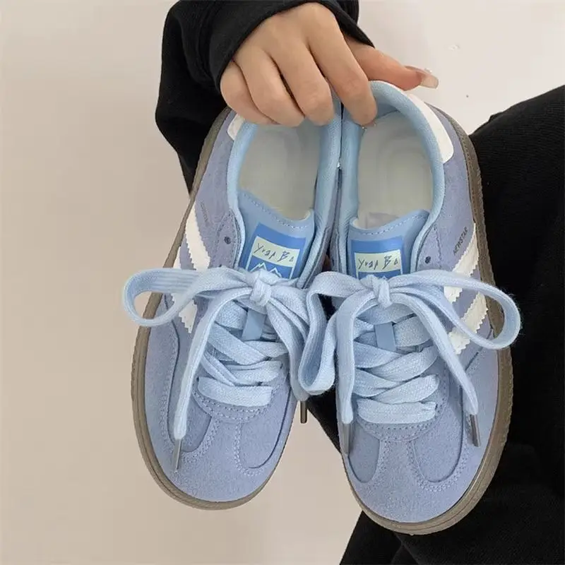 

Comfortable Breathable Casual Flats Nichevintage Women's Shoes Lightweight Classic Sports Shoes Two lace up Spring 2025