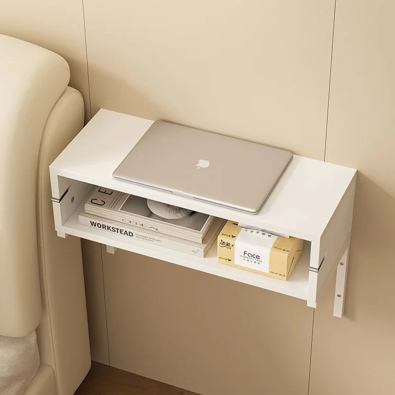 

Folding wall-mounted bedside table Small household bedroom Wall storage Wall-mounted simple book computer