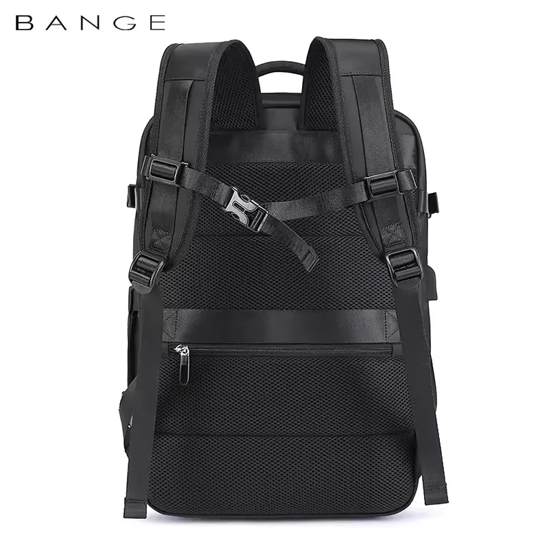 Bange-Mochila de Viagem Impermeável para Mulheres, Bolsa Escolar Estética, Grande Capacidade, USB, 15.6 Laptop, Moda, Negócios