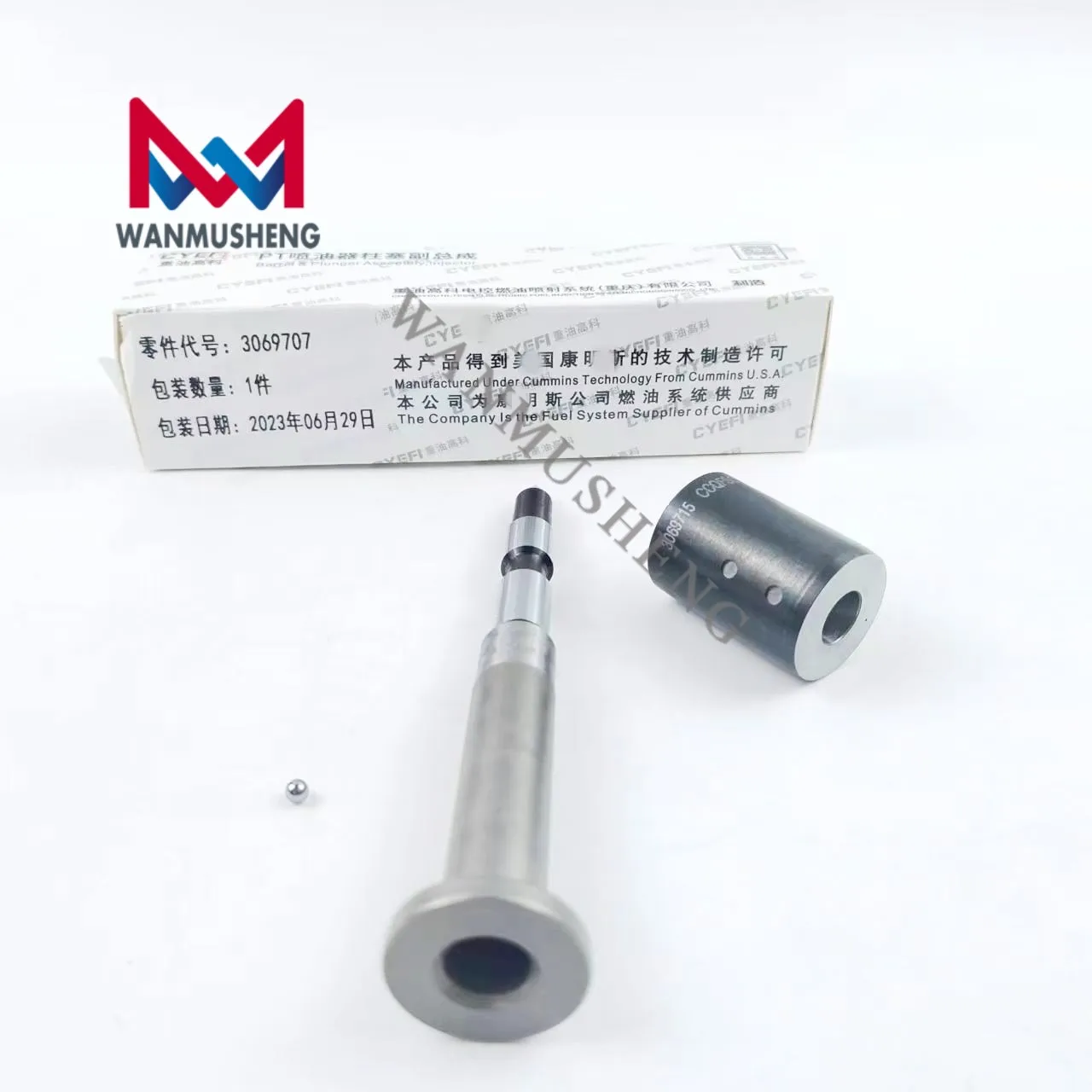 Diesel Fuel Best Quality  Plunger 3069707 for PT Pump