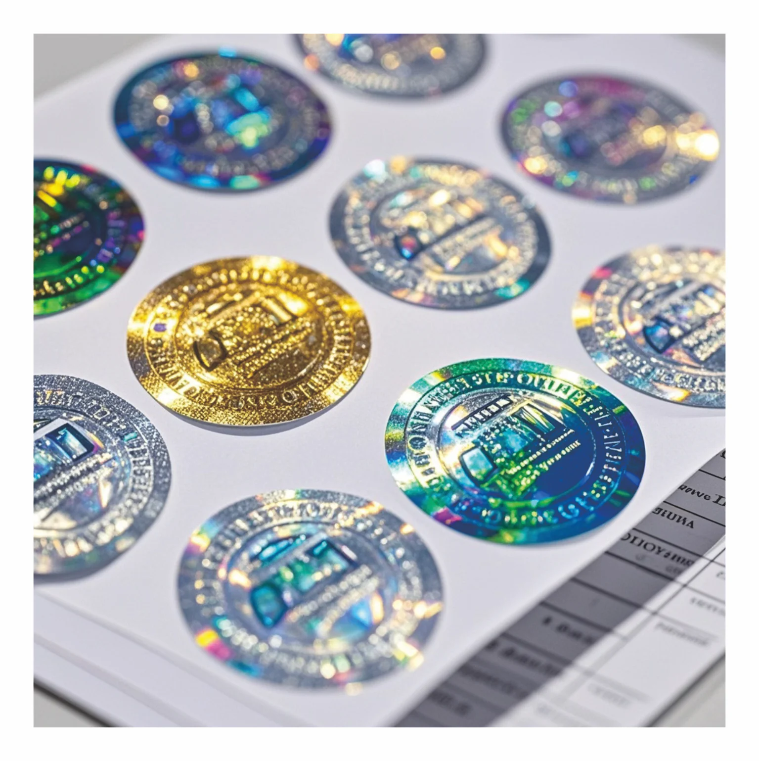 Professional Factory Direct Custom Hologram Security Labels Factory Direct Custom Hologram Labels