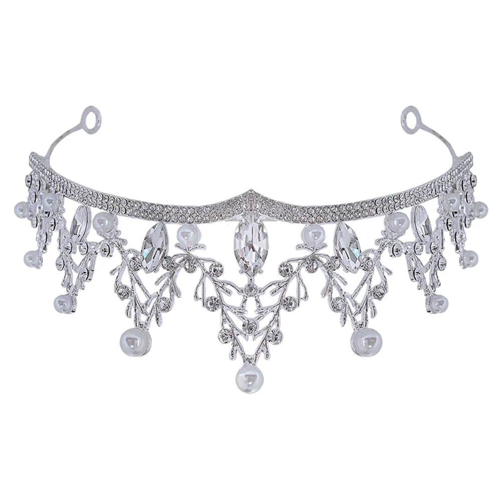 

Роскошная корона со стразами для невесты, свадебная тиара, аксессуар для волос для женщин на торжественные мероприятия, украшение для дня рождения
