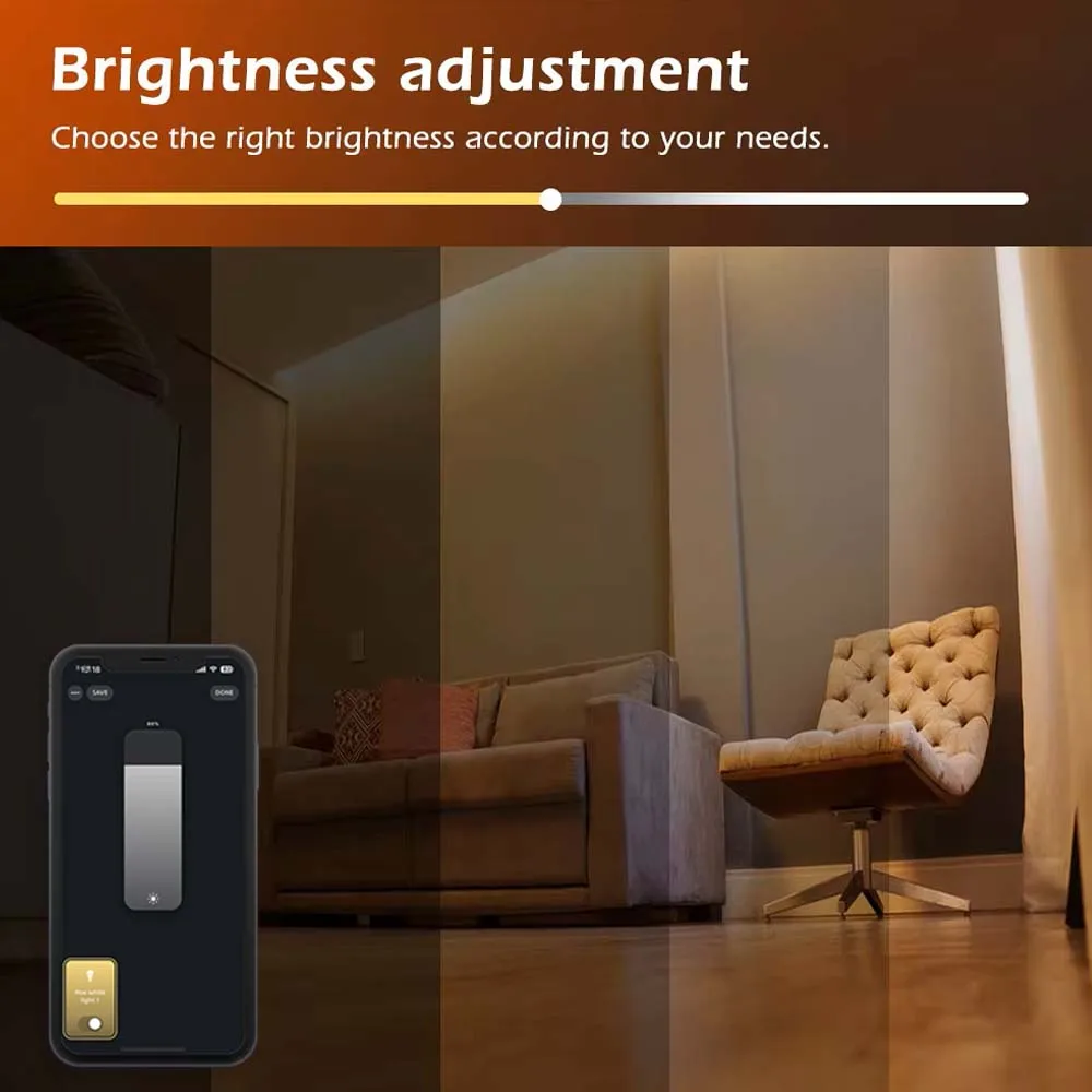 Zigbee 3.0 DC12V COB LED-Streifenlicht Superdünn 5MM Dimmbares Band Hochdichte Flexible COB LED-Lichtleiste für Smartthings – Detail 6
