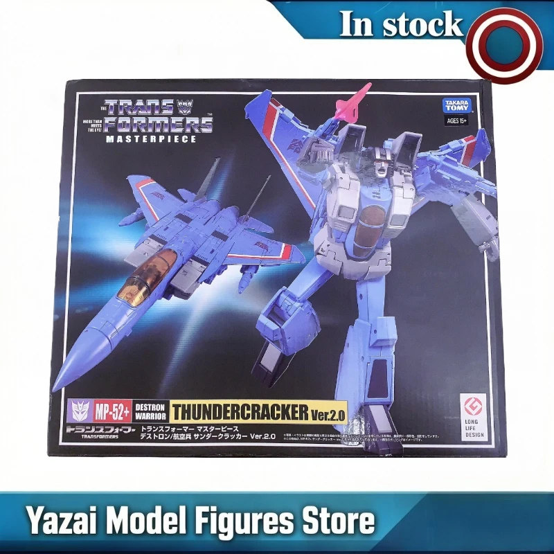 Original TRANSFORMERS MP-52+ DESTRON WARRIOR THUNDERCRACKER Ver.2.0 Action Figure Model Toys Gift