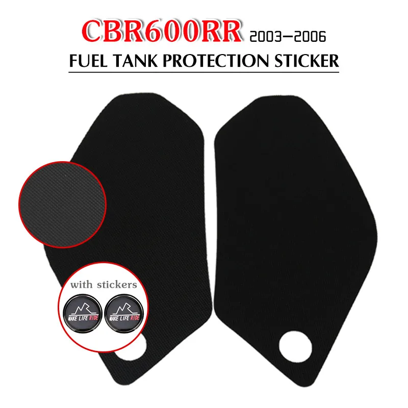 

For HONDA CBR600RR CBR600 RR CBR 600RR 2003-2006 Motorcycle Tank Pad Protector Sticker Decal Gas Knee Grip Traction Pad Side