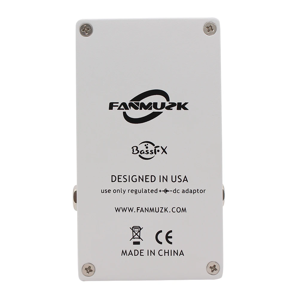 Fanmuzk Octopus Booster Bass Preamp Pedal 3-Band EQ for Electric