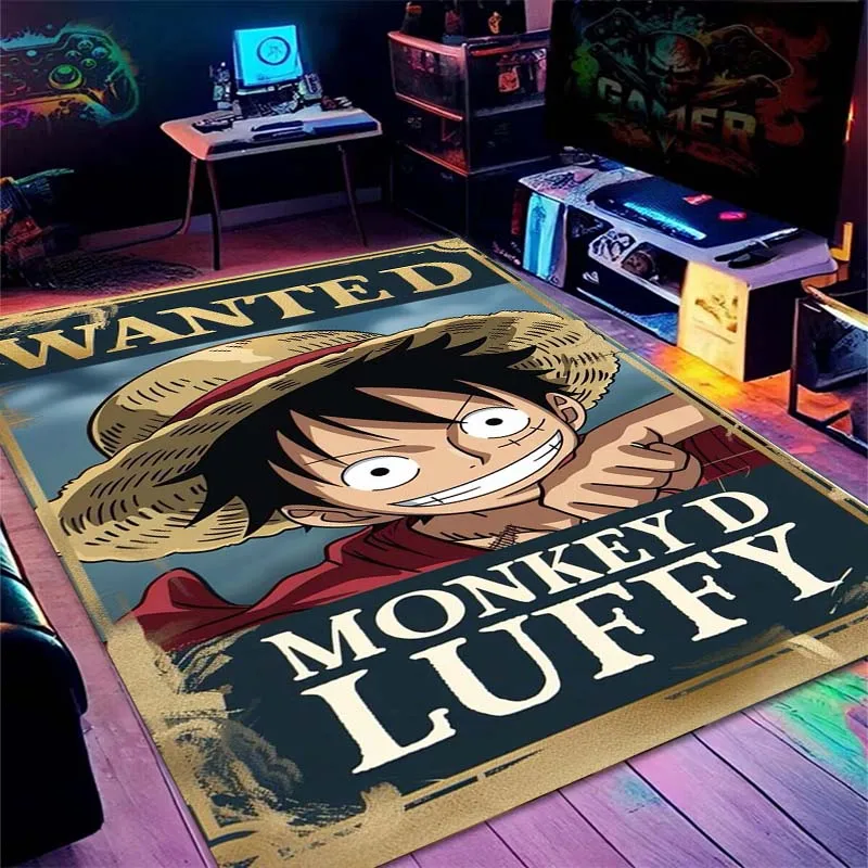 Anime One P-Piece Carpet living room bedroom carpet non-slip door mat photography props area Children's Bedroom rug-1