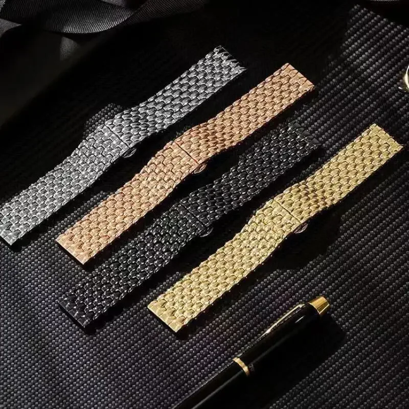 Ремешок из нержавеющей стали 22 мм для Huawei Watch 5, 46 мм, металлический ремешок для Huawei Watch 4 3Pro GT2 3 4 5 5Pro 46 мм/Honor 4Pro GSPro GS4 3