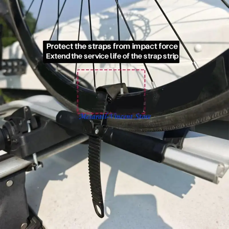 A70F Plastic Bike Carrying Strap Sleeve for Contact Buffer During Bike Transport