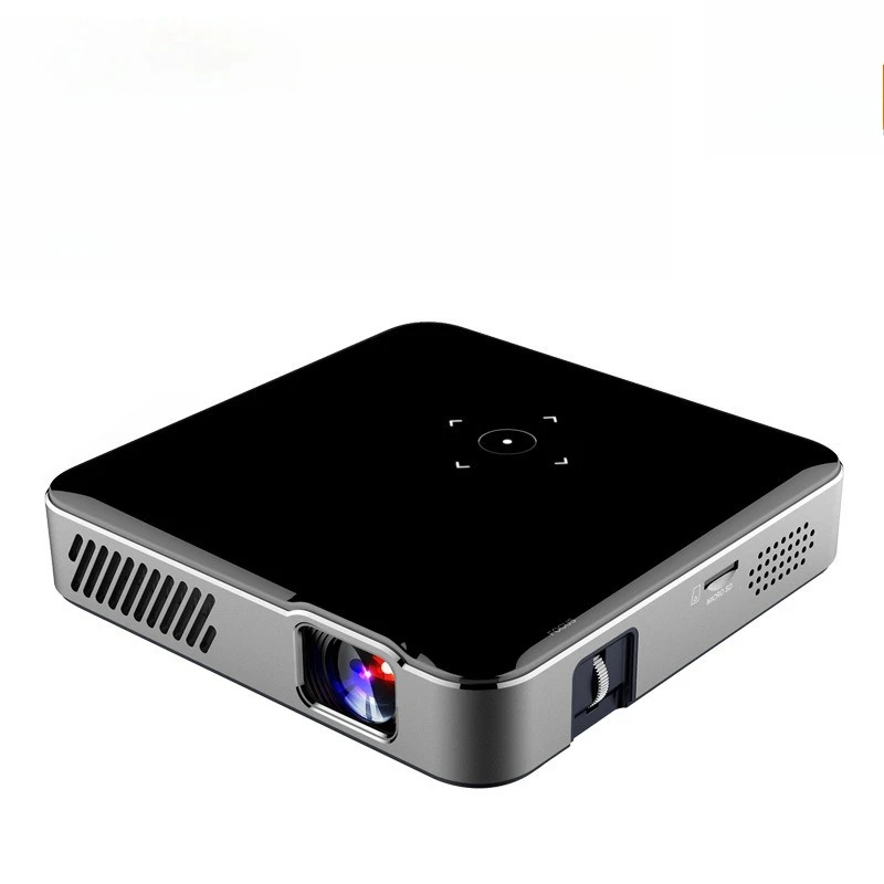 Projector, office mini portable household small projector, mobile phone screen projection smart large screen