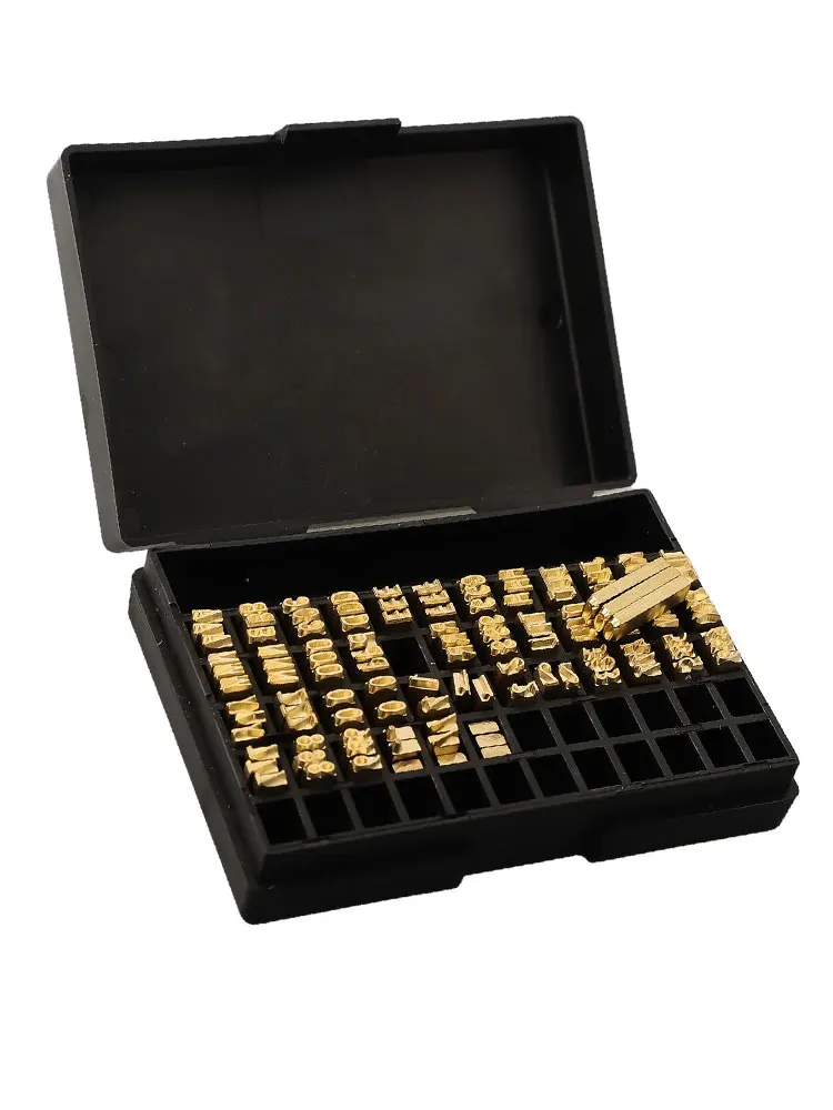 

Innovative 120pcs Hot Stamp Pper Letters Set Essential for Effective Date Marking on Packaging Films and Boxes