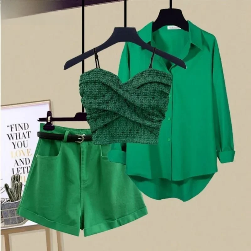 

Сексуальный бюстгальтер с кружевными бретелями, свободная блузка, повседневный комплект футболок, модная осень 2024, женский ансамбль, нижнее белье Ele