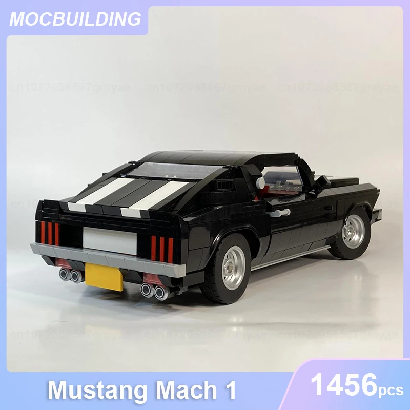 10304 Z28 Mustang Mach 1 Model Moc Bouwstenen Diy Assembleren Stenen Educatief Voertuig Display Collectie Speelgoed Geschenken 1456 Stuks