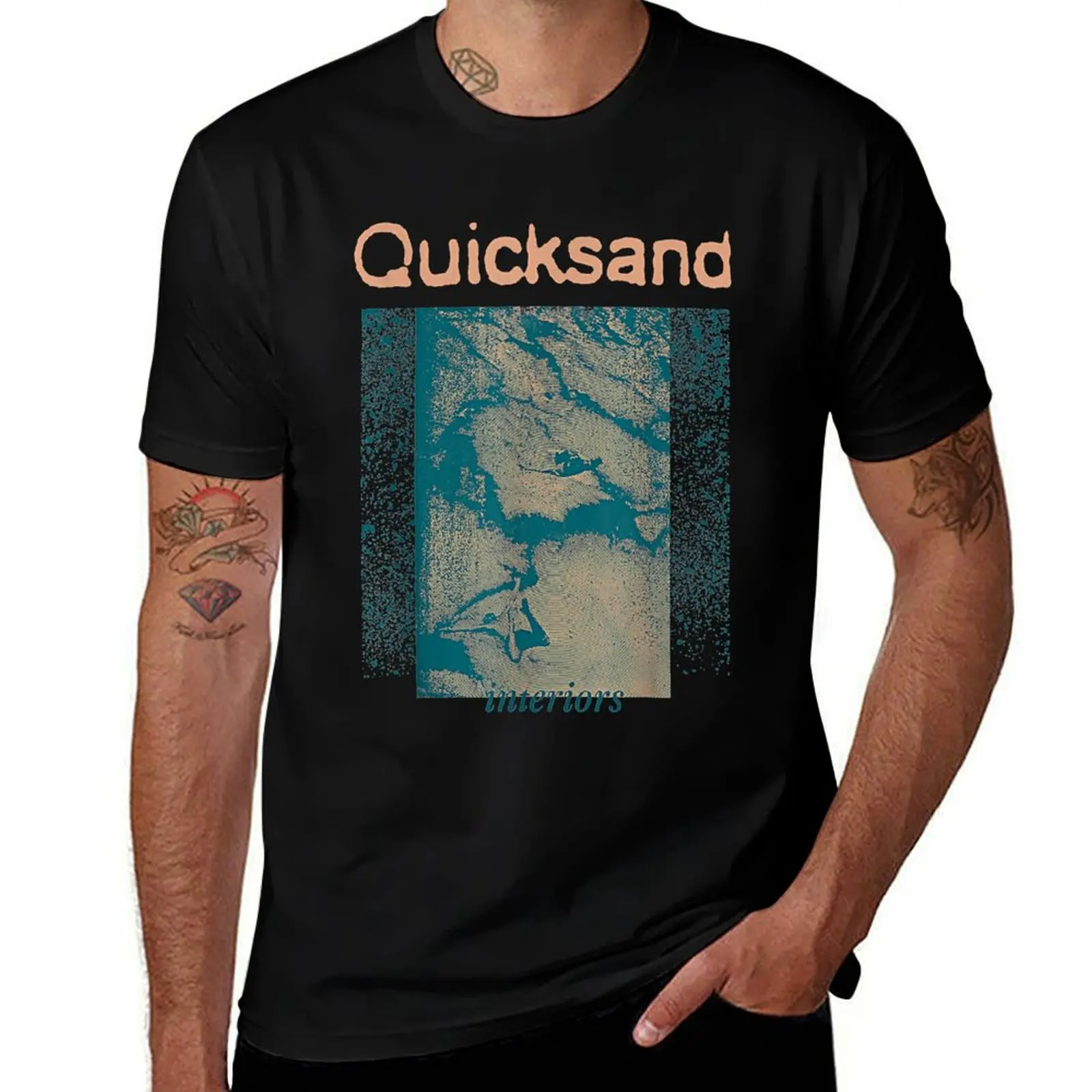 Quicksand - Interiors - Official Merchandise T-Shirt T-Shirt graphic t shirts custom t-shirts Men's t-shirt