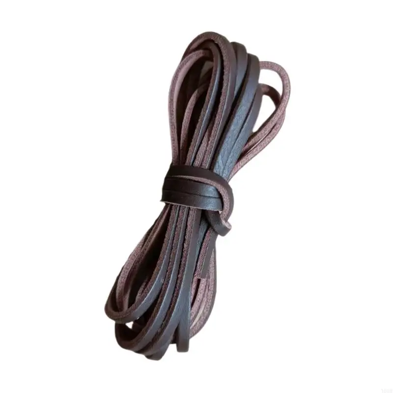 Leather Cord String 3mm 10.93Yards Leather Cord String Braiding String for Craft Y08E