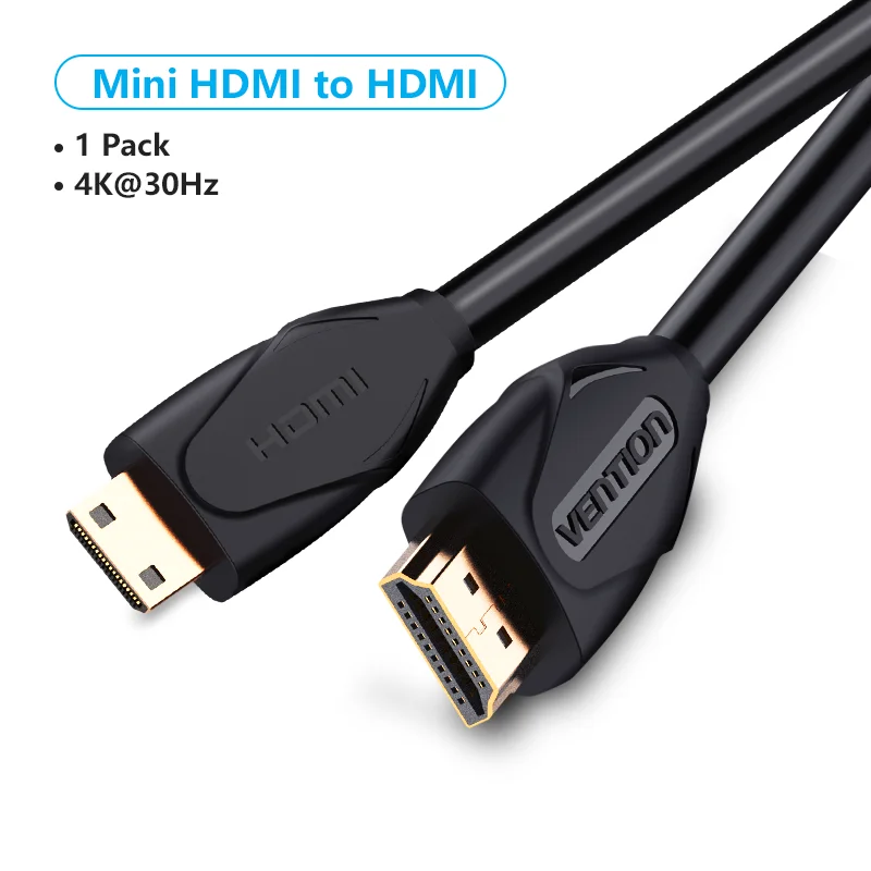 Ventie Micro HDMI naar HDMI Kabel 4K Mini HDMI Male naar Male Koord voor GoPro Sony Camera Callphone Tablet Projector HDTV Mini HDMI