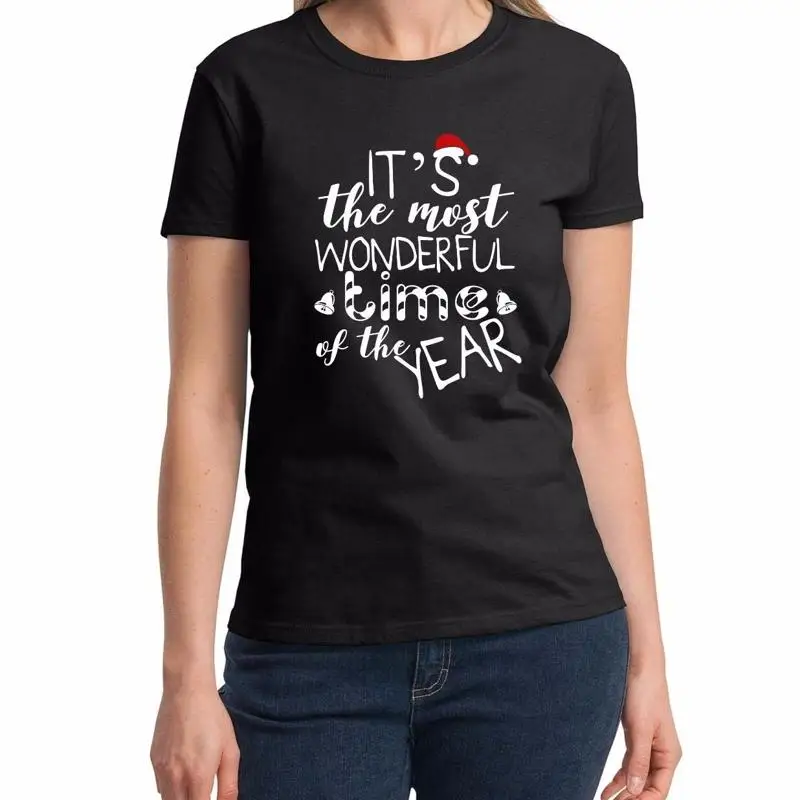 

Ladies It's The Most Wonderful Time Of Year T Shirt Christmas Xmas