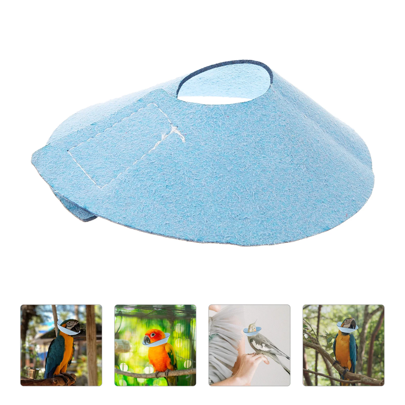 

Elizabeth Circle Anti-biting Collar for Parrot Bird Neck Protector Prevents Pecking Wounds Promotes Healing Microfiber
