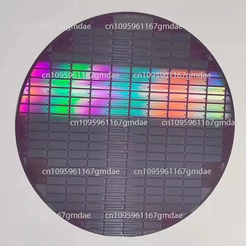 Wafer de silício, wafer de litografia de 8 polegadas e 6 polegadas, circuito integrado, wafer de silício semicondutor, chip IC, suporte acrílico