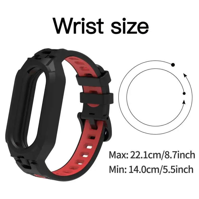 حزام سيليكون رياضي لهاتف Xiaomi Mi Band 8 9 10 بديل حافظة ناعمة من مادة البولي يوريثان + ملحقات سوار لـ Xiaomi Mi band 10 Correa