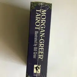 12*7cm Morgan Greer Tarot Deck with Guidebook for Beginners 78 Pcs Cards In Standard Size
