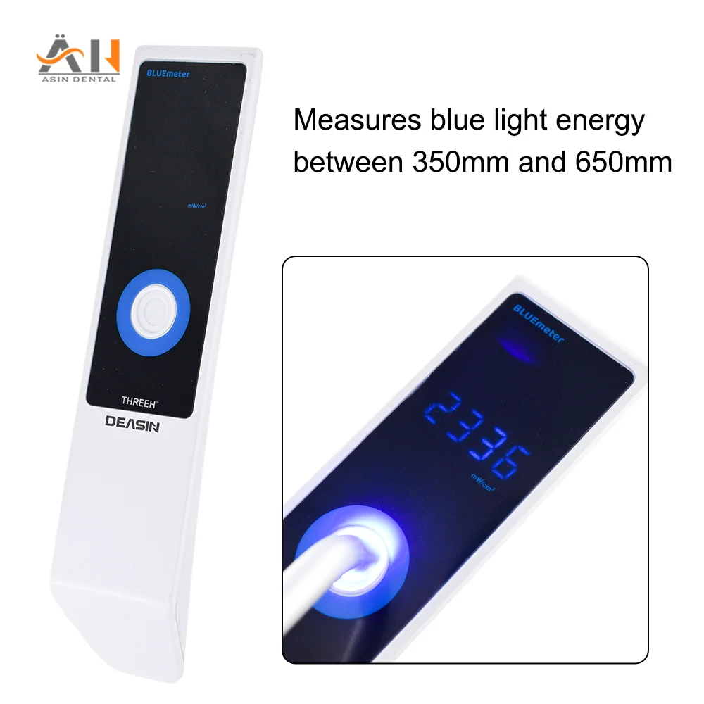 NEW Dental CURING LIGHT METER Visible LED radiometer curing intensity Battery dentistry instrument equipments tools