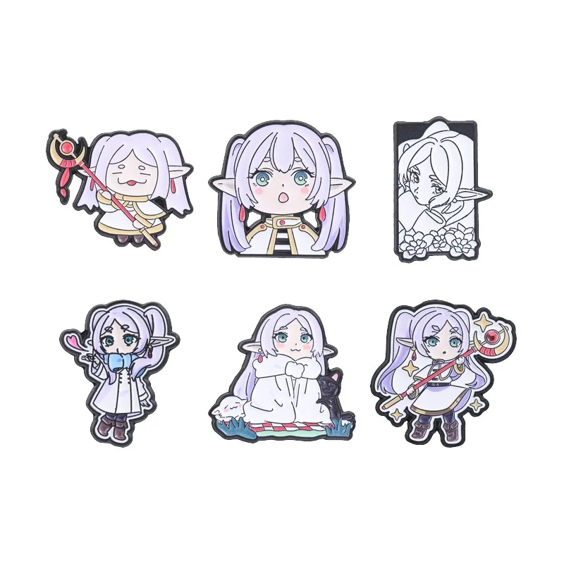 Popular animated character metal badges, cartoon character anime pins, accessories for clothing and bags, gifts for friends