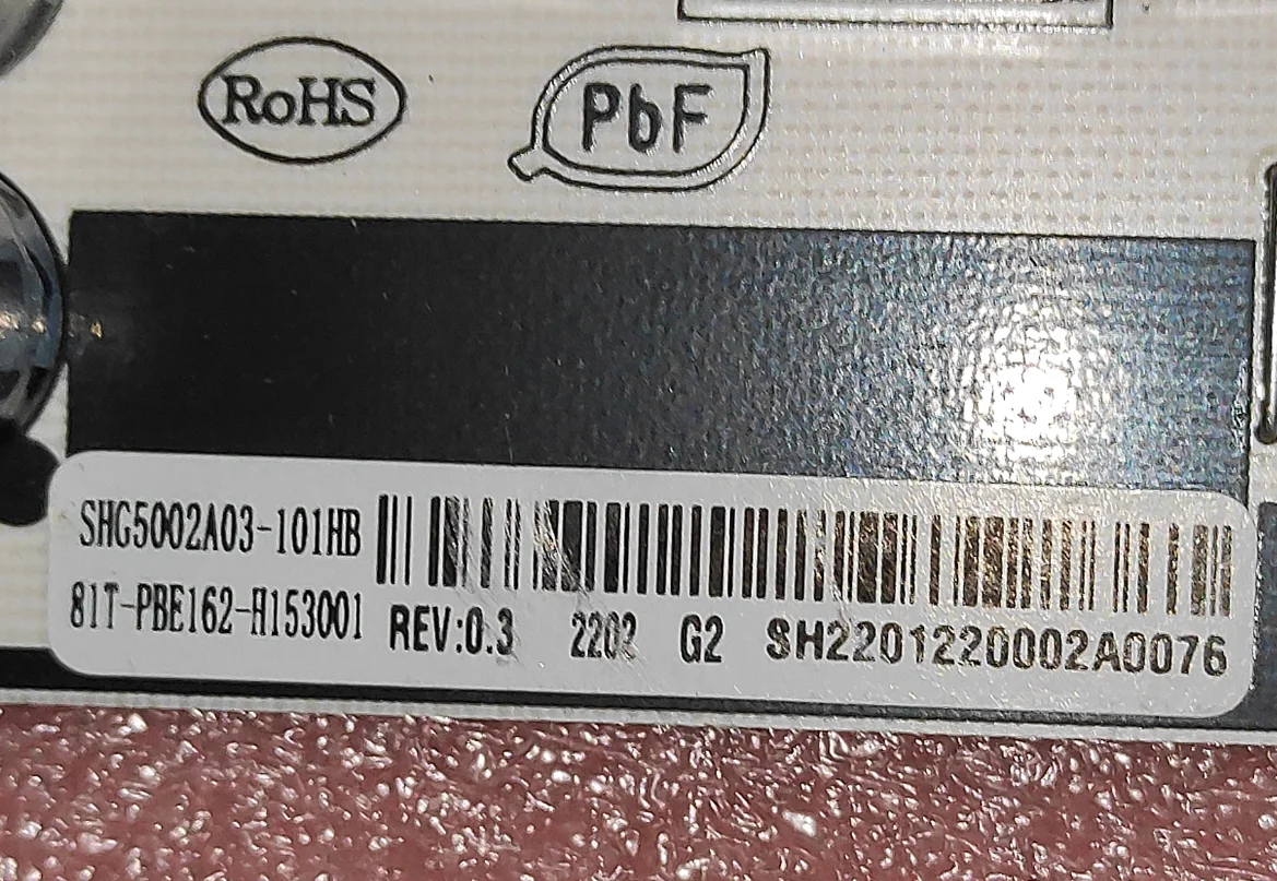 DLBT092 SHG5002A-101A SHG5002A03-101HB 81T-PBE162-H 153001   La scheda di potenza TV LED è stata testata bene