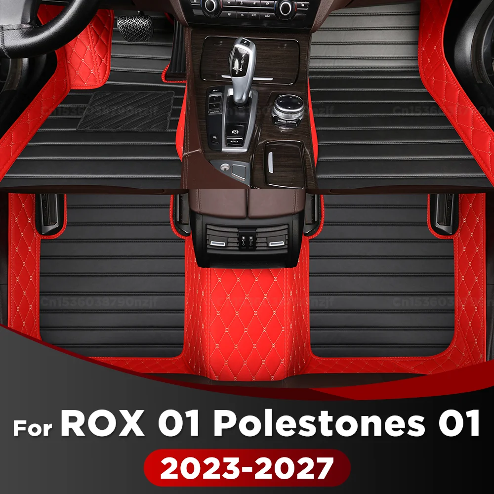 

Автомобильные коврики для ROX 01 Polestones 01 (6/7-Seat) 2026 2025 2024 2023, всепогодная защита, полный комплект напольных вкладышей на заказ