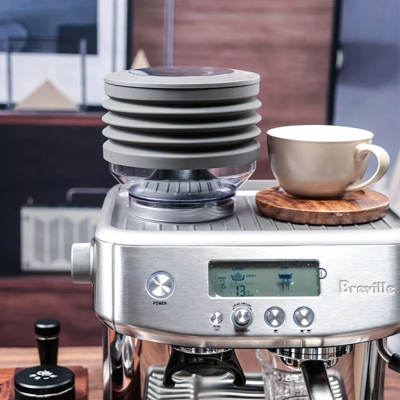Coffee Compressed Volume Silicone Bellow Hopper for Breville Sage Barista Express, Barista Touch, Barista Pro, Smart Grinder Pro