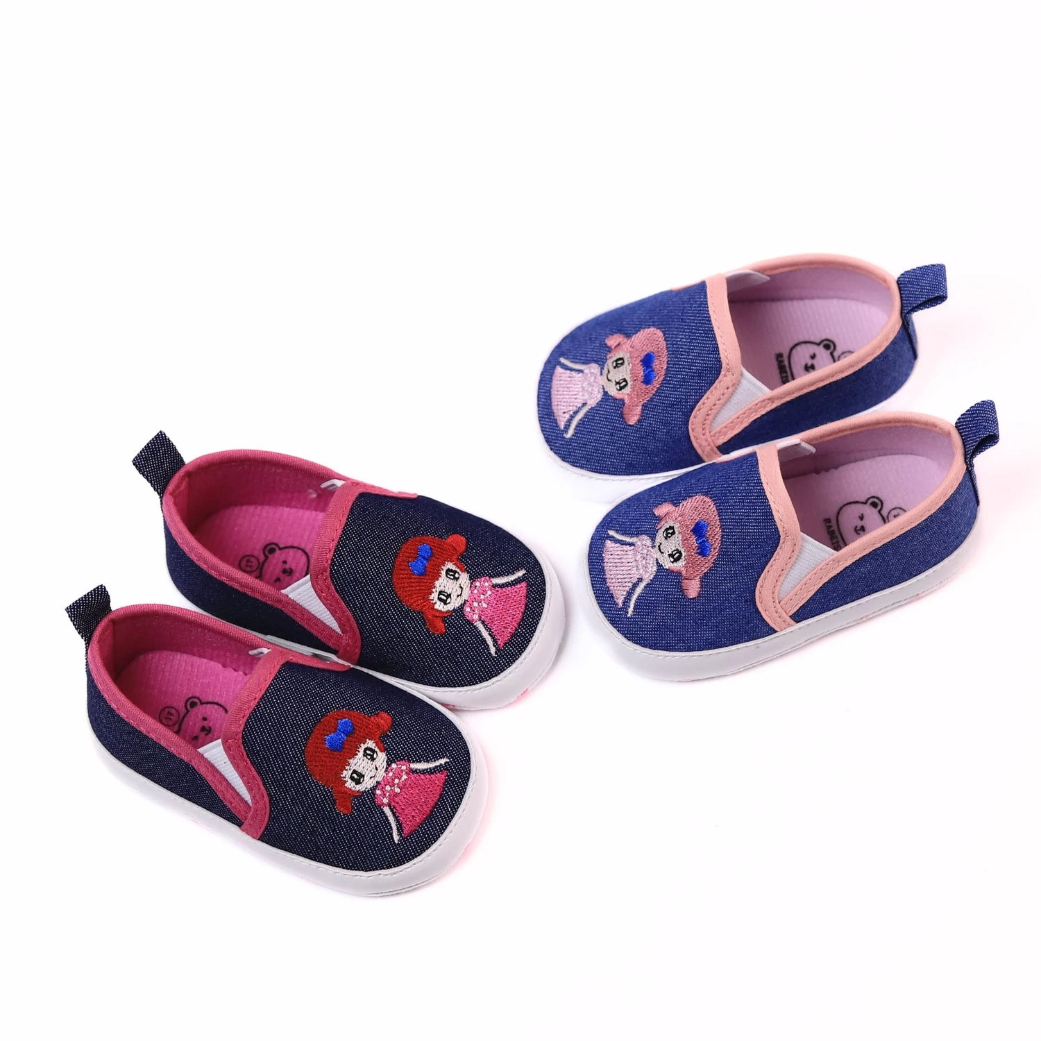 RABEISIR Baby toddler shoes, cute little girl pattern one foot, light and non-slip, suitable for daily & party wear, four season