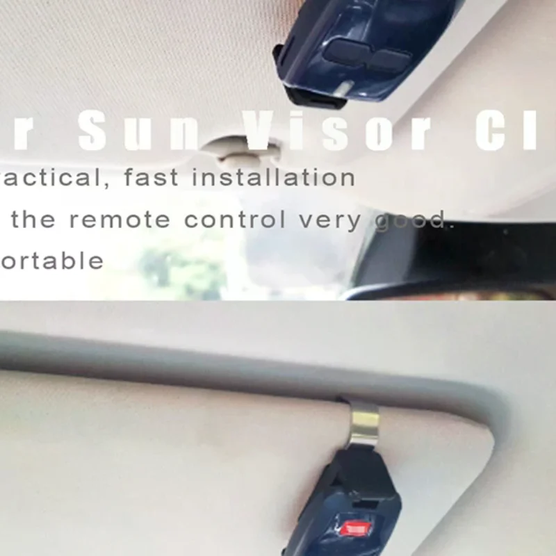 Car Sun Visor Clip Holder Mount Stand 47-68mm for Garage Door remote control