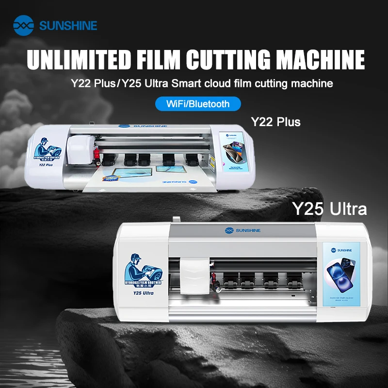 SUNSHINE Y25 Ultra Y22 PLUS Unlimited Times Smart Cloud Film Schneidemaschine WiFi/Bluetooth für SS-057 SS-075 RELIFE Serie Film
