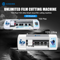 SUNSHINE Y25 Ultra Y22 PLUS Unlimited Times Smart Cloud Film Cutting Machine WiFi/Bluetooth for SS-057 SS-075 RELIFE Series Film