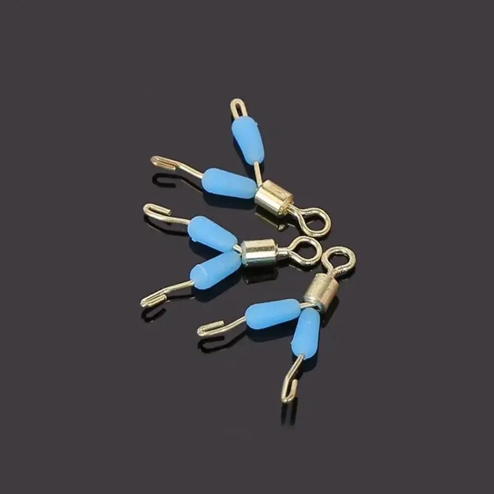 10 stücke Angeln Doppel Haken Wirbel Binden Stecker Linie Schnelle Bifurkation Wirbel Y-Förmigen Raum Bean Fisch Tackle-Tool zubehör