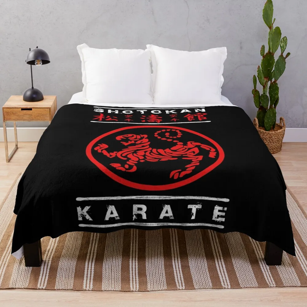 

Shotokan Karate (white text) Throw Blanket Large Blanket fluffy blanket