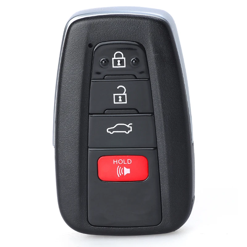 KEYECU 4 Buttons 314.3MHz 433MHz for Toyota Corolla 2019 2020 2021 2022 Auto Smart Remote Control Key Fob HYQ14FBN, 231451-2000