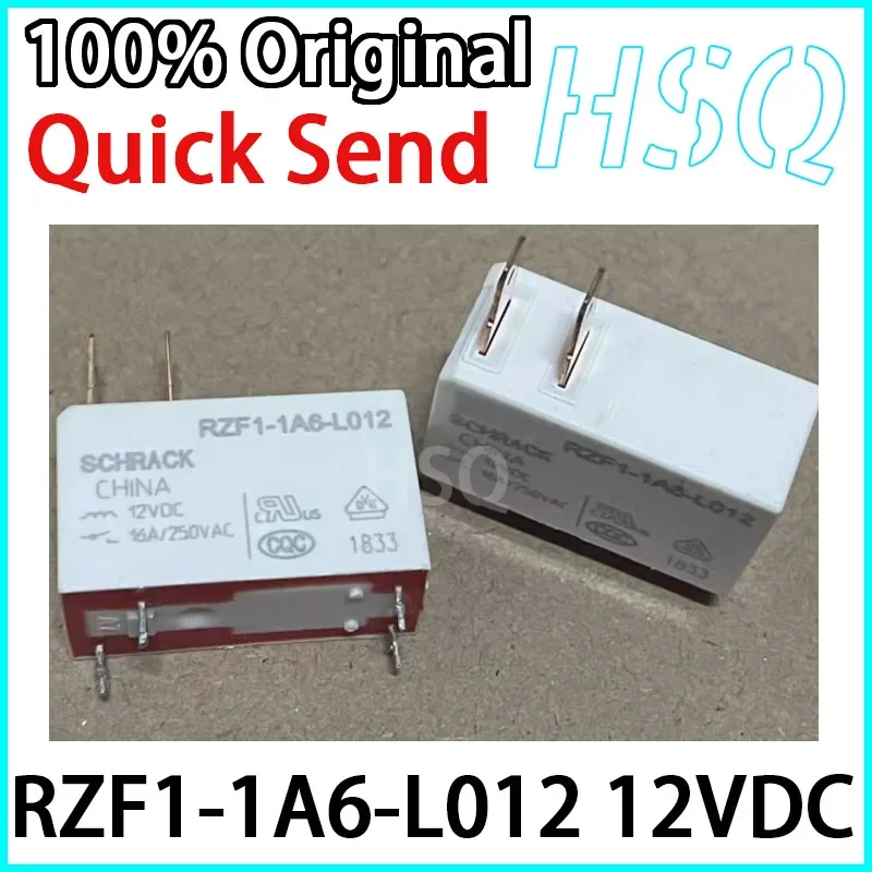 2 قطعة العلامة التجارية الجديدة الأصلي RZF1-1A6-L012 12VDC 16A 4 دبوس 2 دبوس التتابع #1