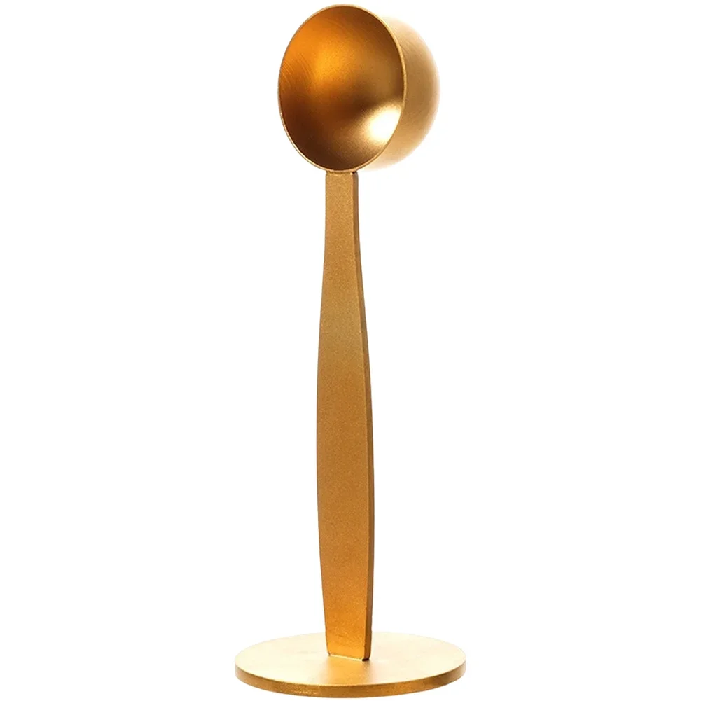Stainless Steel Scoop Tamper Combination With 50mm Tamper Base And Flat Bottom For Reliable Standing And Accurate Dosing