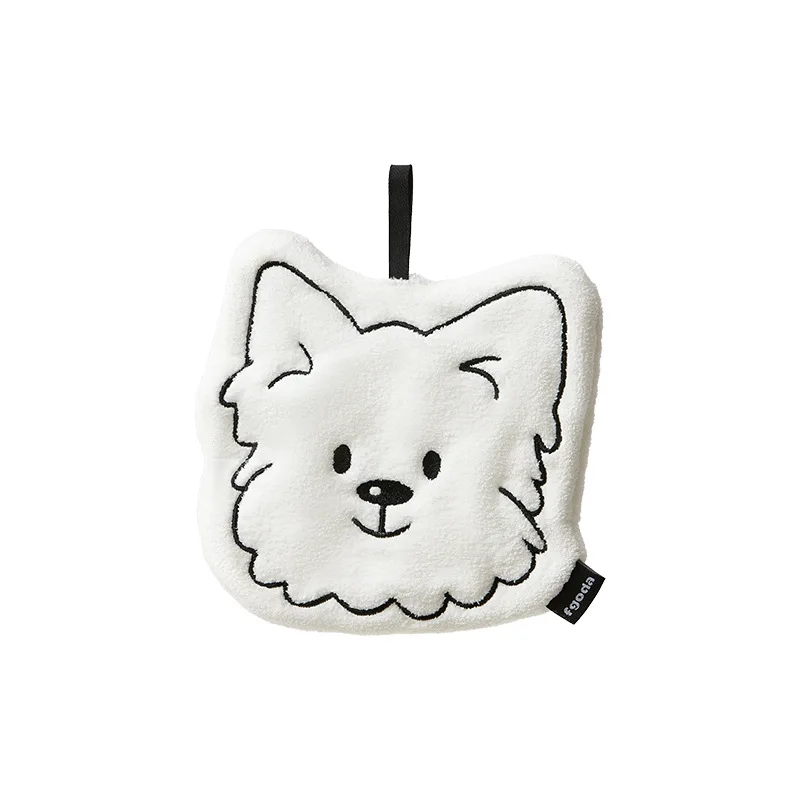 

Милое полотенце для рук в форме щенка, подвесное, супервпитывающее, быстросохнущее