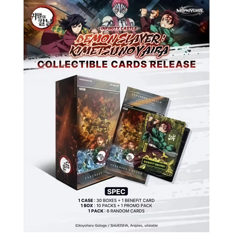 Msipniverse Demon Slayer Kimetsu No Yaiba Collectible Cards Infinity Castle Genuine Edition Kamado Tanjiro Tomioka Giyuu Gifts